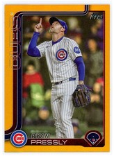 2025 Topps Update Gold Foil Ryan Pressly 32/50 Chicago Cubs #US46