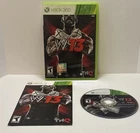 WWE '13 (Microsoft Xbox 360, 2012) With Manual Authentic Copy (Tested)