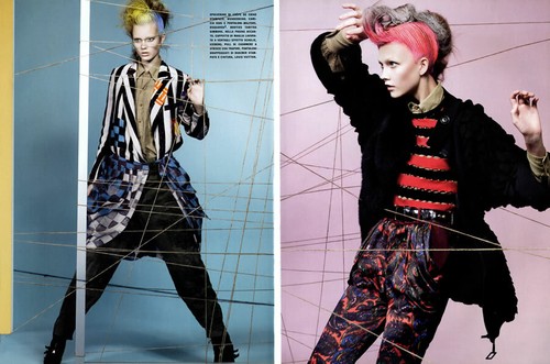 2009 Craig McDean Karlie Kloss Monika Jagaciak 16-page MAGAZINE EDITORIAL - Picture 6 of 8