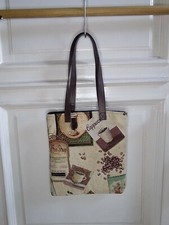 BORSA IN GOBELIN "PAUSA CAFFE" FATTA A MANO  - FANTASIA VINTAGE