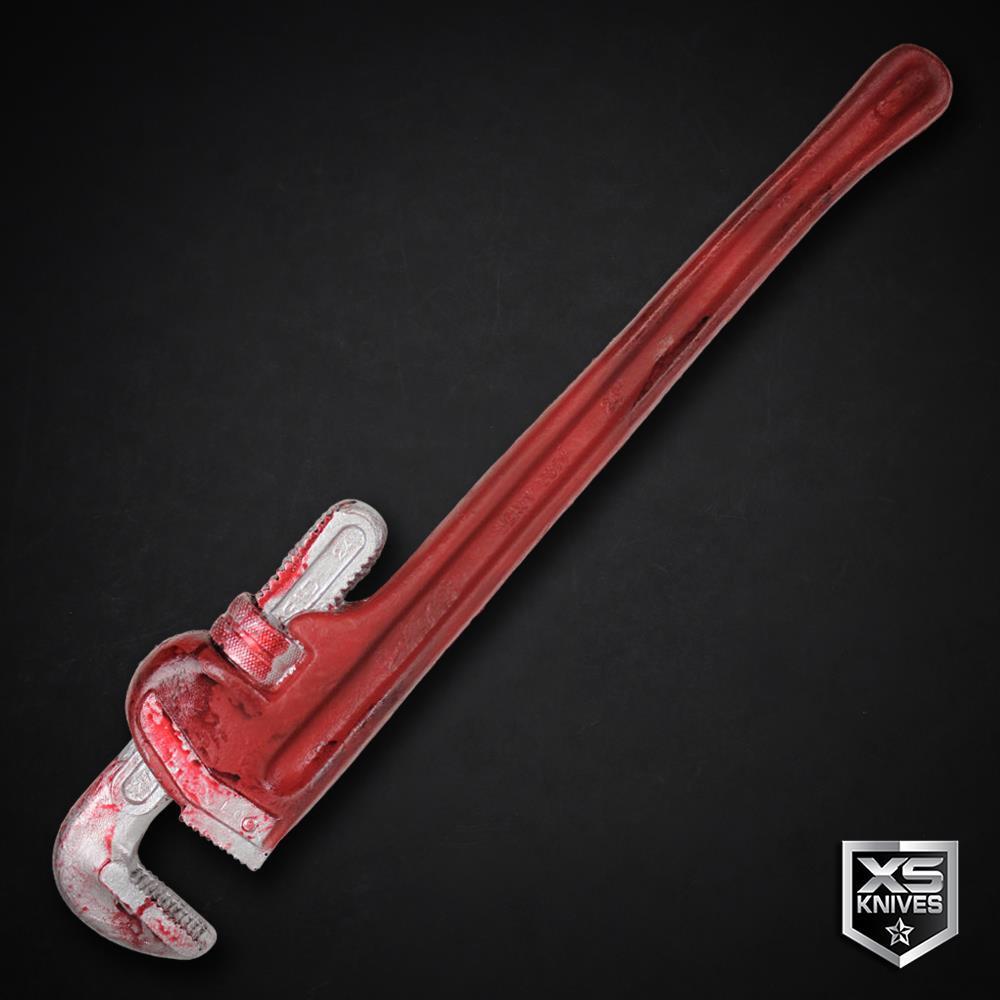 Foam Filled Pipe Wrench Hand Tool Cosplay Weapon Costume Theater Prop Accessory Foam Filled Pipe Wrench Hand Tool Cosplay Weapon Costume Theater Prop Accessory