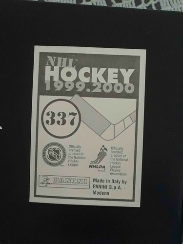 Panini NHL Hockey 1999 2000 99 00 ELIGE CUALQUIER PEGATINA CASI NUEVA/COMO NUEVA #201-360# - Imagen 255 de 297