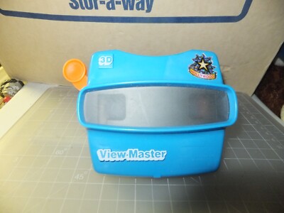 Vintage Blue Viewmaster 3D View-Master Viewer Toy, Orange Lever