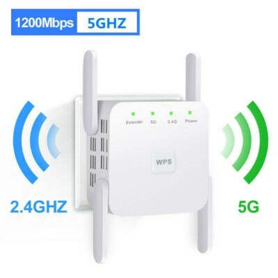 1200Mbps Wifi Verstärker WLAN Repeater Router Range  Signal Access Point Booster