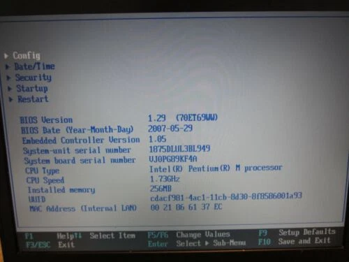 IBM ThinkPad T43 PC Notebooks/Laptops