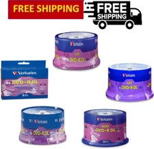 Verbatim DVD+R DL 8.5GB 8X AZO with Branded Surface Blank Recordable DVDs