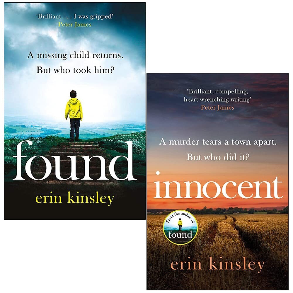 Found & Innocent (Gripping, Emotional) By Erin Kinsley 2 Books Collection Set,