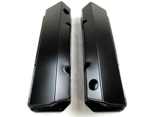 Ford 351C 351/400M Fabricated Valve Cover w Hole Black Ano E41358BK