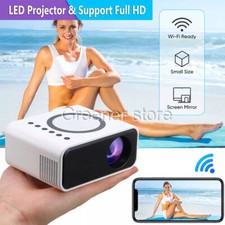 Portable Projector 1080P LED Mini Home Cinema Movie Theater Projector Multimedia