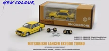 BM Creations Mitsubishi Lancer EX2000 Turbo - Yellow - LHD 1:64 Diecast Car