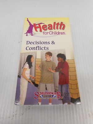 Schlessinger Media Health For Children Decisions & Conflict VHS 23 Min