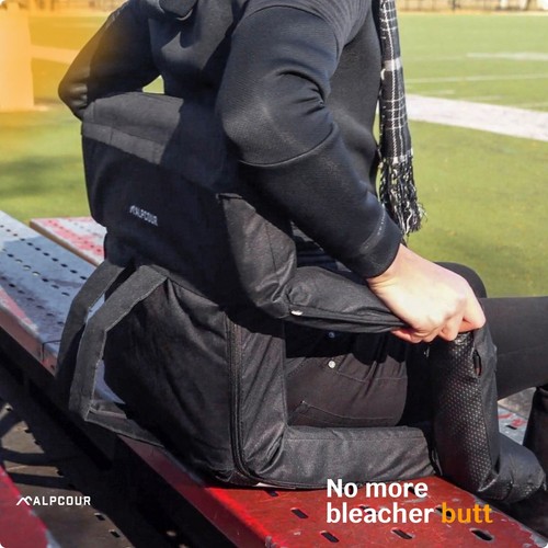 Alpcour Folding Stadium Seat 25’’ - Portable Extra Wide Reclining Camping Chair - 第 18/45 張圖片