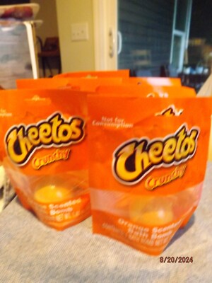 Cheetos Crunchy Orange Scented Bath Bombs--Set of 6--Brand New