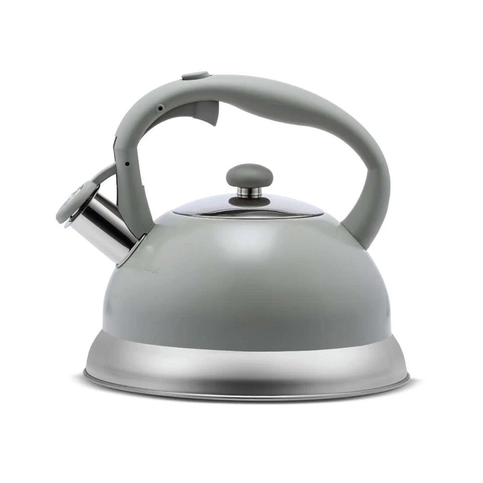 2.7L Whistling Kettle Heavy Duty Base Kitchen Teapot Flip Spout Induction Tech - Image 4 of 4