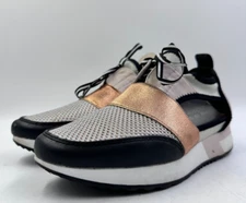 Steve Madden Women's Arctic Open Sides Casual Lace Up Athletic Shoes Size 6.5M