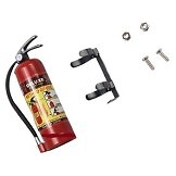 Mini estintore in plastica accessorio per modelli Rock Crawler 1/10 vrx