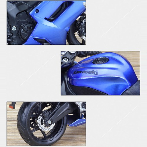 1/12 Scale Kawasaki Ninja ZX-6R Motorcycle Model Toy Diecast Motorcycle Toy Red - Picture 5 of 5