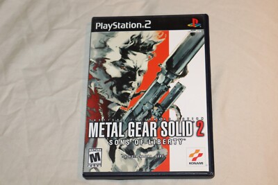 Metal Gear Solid 2: Sons of Liberty (Sony PlayStation 2) PS2 COMPLETE REG CARD