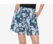 Disney Lilo Stitch Tiki Stitch Girls Resort Shorts Size Small NWT