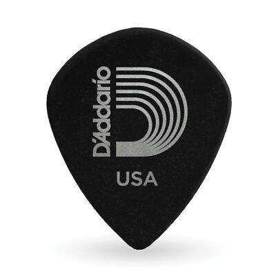 D'Addario Accessories 3DBK7-25 Black Ice Guitar Picks, Extra-Heavy, 25 Pack