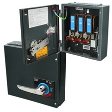 32Amp TPN Switch Fuse 3Phase Industrial Steel Metal Enclosure Triple Pole 