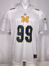 Michigan Wolverines x Raising Cane's White Practice Jersey Men's MEDIUM