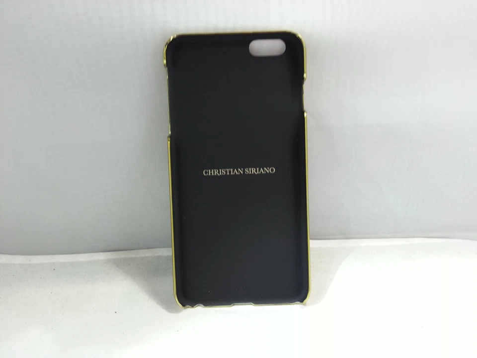 Capa rígida Christian Siriano para iPhone 6 6S Plus 5.5 CS-MA65SGB preta/dourada - Imagem 2 de 2