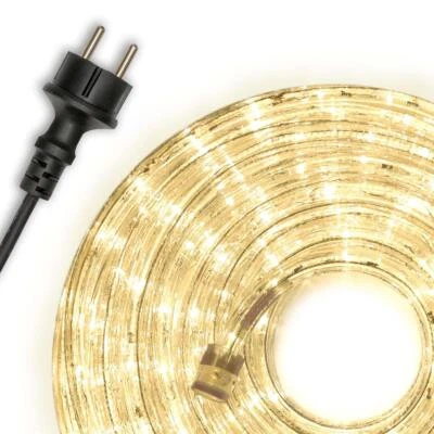 20 m LED Lichterschlauch Lichtschlauch warm weiß 480 LED Partybeleuchtung Xmas - Bild 1 von 4