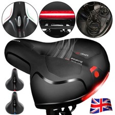 WIDE BIG BUM BIKE BICYCLE GEL CRUISER EXTRA COMFORT SPORTY SOFT PAD SADDLE SEAT