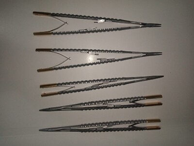 18cm - 5pcs set Microsurgical Castroviejo Locking Needle Holder Surgical Force
