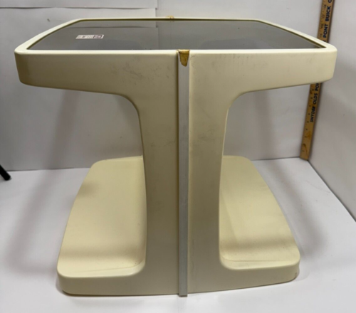 Marc Held for Prisunic, Space Age Plastic Mini Bar, Trolly Coffee Table 70s - Picture 15 of 16