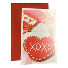 Valentine's Day Greeting Card for Loved Ones, Friends and Family - XOXO; Heart