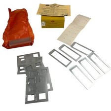 Vintage EMDE Aluminum Stereomounts Masks Frames Kit Glass Slides Projection View