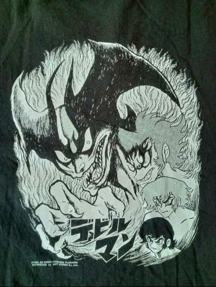 Vintage Devilman T shirt L size Devil man TULTEX ANIME MANGA Vintage Devilman T shirt L size Devil man TULTEX ANIME MANGA