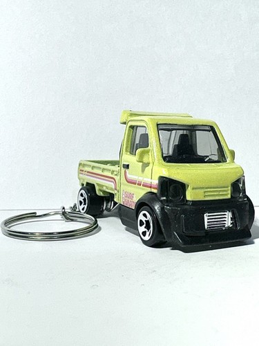 Hot Wheels Custom Keychain Mighty K Beige Kei Truck