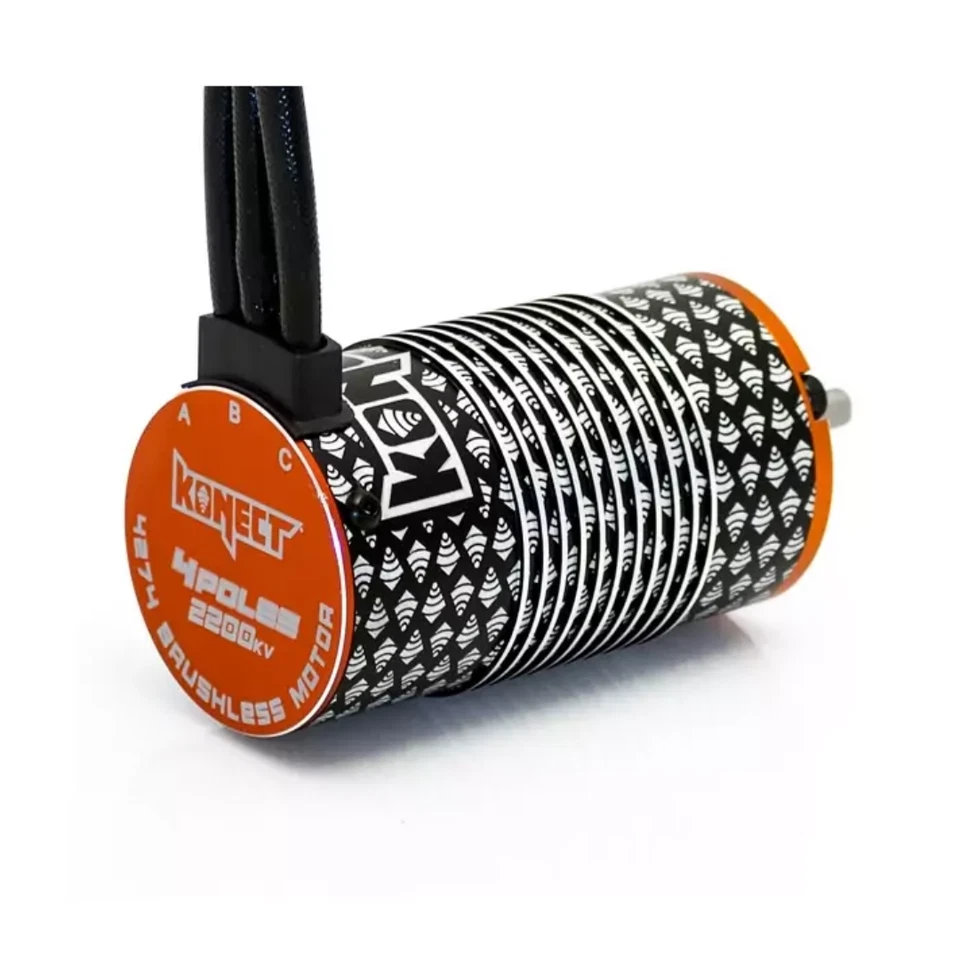 Konect 1/8 Combo Sin Escobillas Impermeable 150a ESC 2200kv Motor RC Buggy Truggy Coche Foto 3 de 4