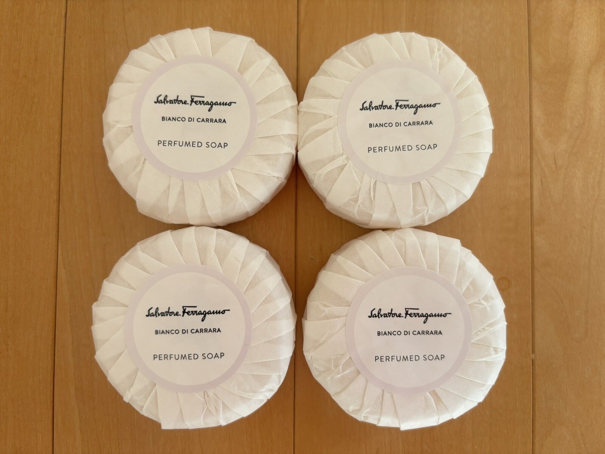 Lot 4x 1.76 oz, 50 g SALVATORE FERRAGAMO Bianco Di Carrara New