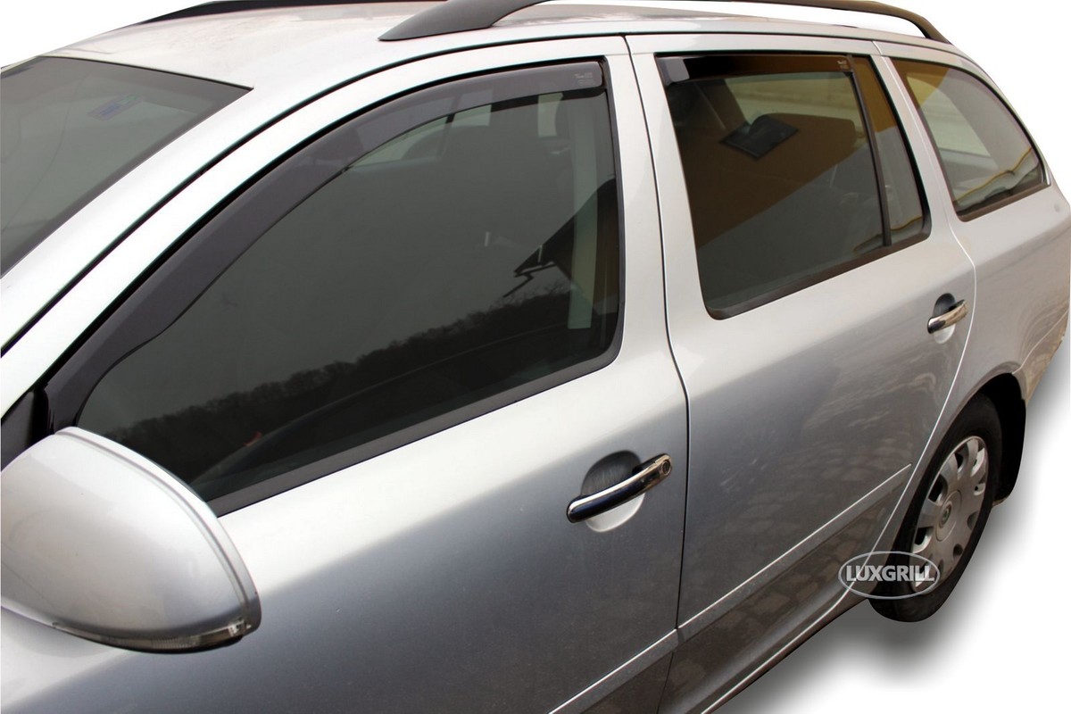 Windabweiser Vorne Für Ford Focus/Turnier (2004-2010) – 2-tlg. Set, Getönt, Mit ABE (Made In Germany)