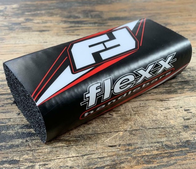 Fasst Flexx Flex 15 Quad Handlebars Bars Red Pad + Rox 2" Riser Grips