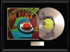 GINGER BAKER AIR FORCE WHITE GOLD SILVER PLATINUM TONED RECORD ERIC CLAPTON RARE