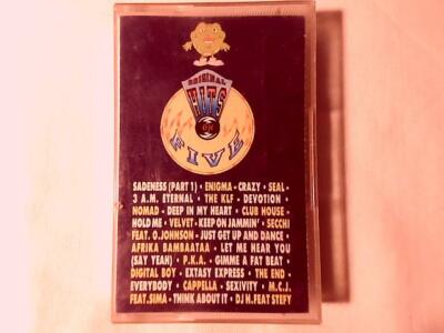 MC Hits on five cassette k7 DIGITAL BOY CAPPELLA DJ H ENIGMA CLUB HOUSE THE END