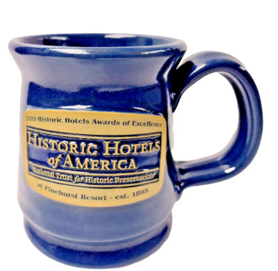 Deneen Pottery Drip Glaze 2019 Pinehurst Resort HISTORIC HOTELS of AMERICA Mug