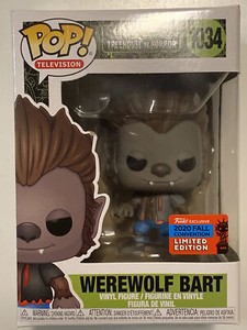 Funko Pop! Simpsons Treehouse Of Horror NYCC 2020 Exclusive Werewolf Bart #1034 | eBay