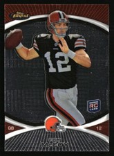 Colt McCoy RC 2010 Finest #77 Football Card