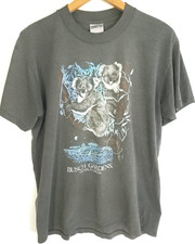Vtg Busch Gardens Koala Bears Graphic T-Shirt Men's Large Gray Oneita Distressed