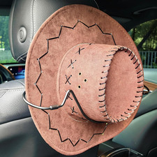 Cowboy Hat Rack Holder for Truck Car Hat Stand for Travel - Keep Hat in Shape, V