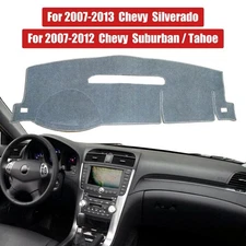 Gray Mat Dash Cover Dashboard Pad for 2007 - 2013 Chevy Silverado Suburban 1500