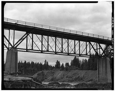 Main Channel Bridge,Spanning Clark Fork,Thompson Falls,Sanders County,MT,HAER,7
