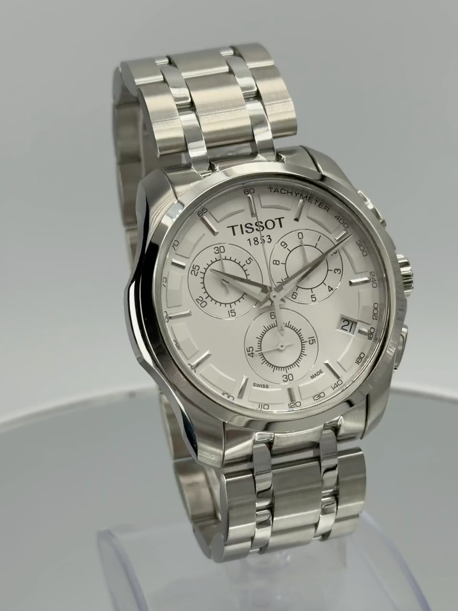 TISSOT T-Trend Couturier Silver Dial Men's Watch T035.617.11