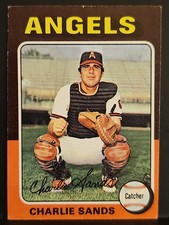 1975 Topps Mini #548 Charlie Sands ANGELS